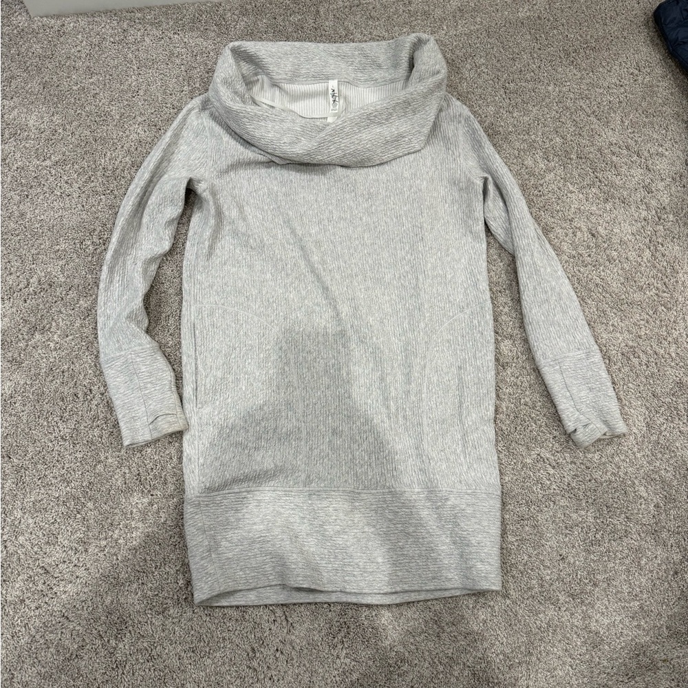 Lululemon Along the Way Ribbed Sweater Dress